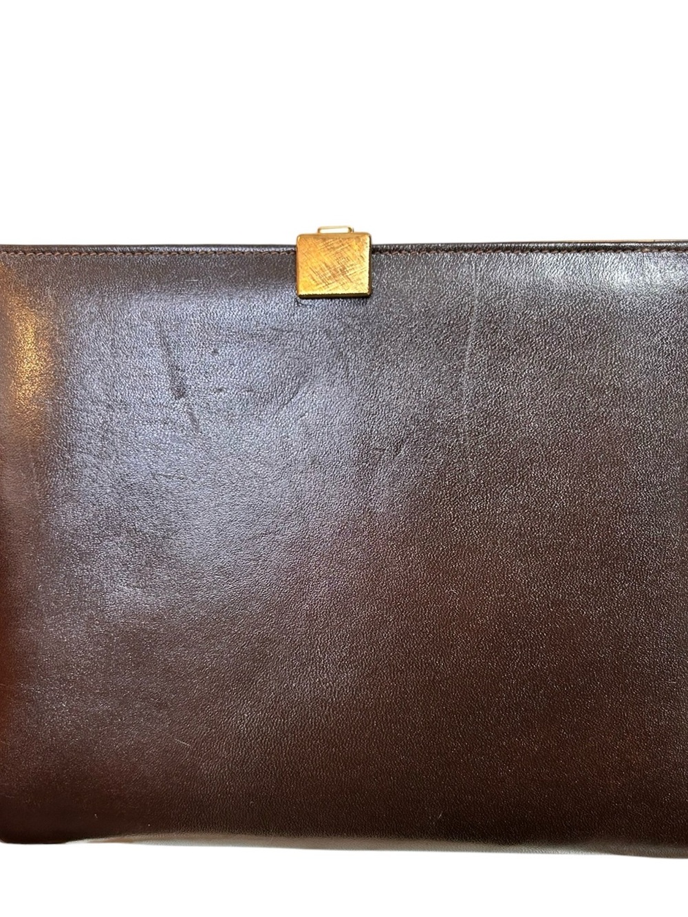 Vintage Browns Genuine Leather Shoulder Bag Made in Belgium Minimalist Slim Chic - Picture 7 of 12